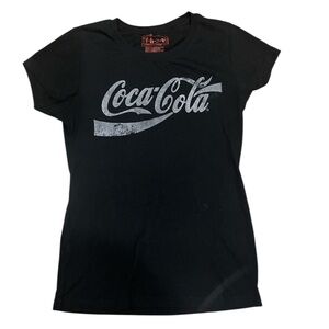 Women’s XL Coca Cola Black Graphic Shortsleeve Tee
